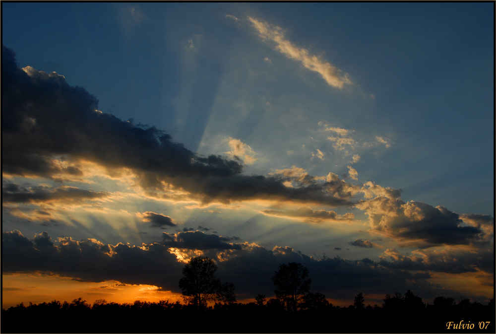 Dettagli di un tramonto