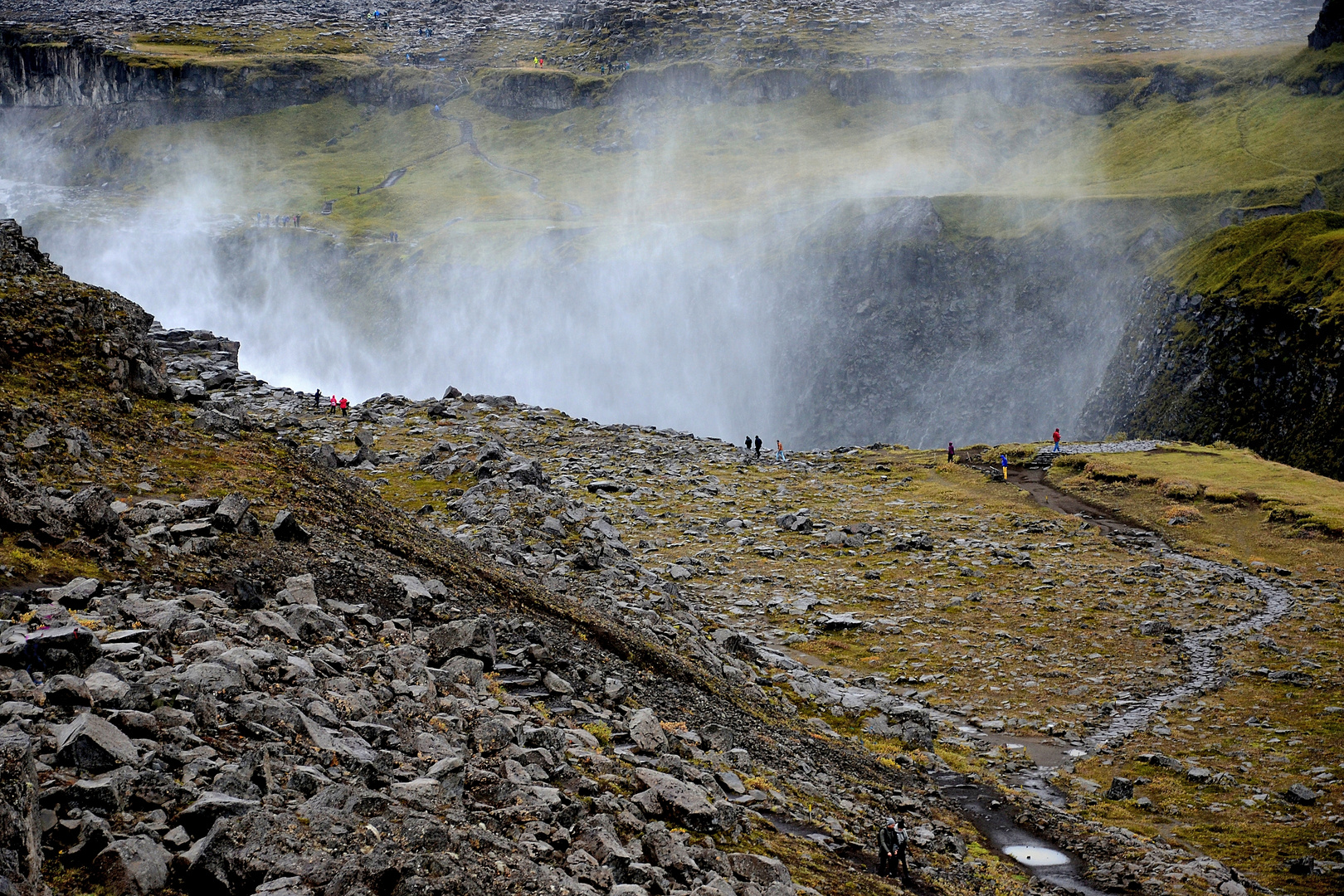 Dettifoss - nach dem Wasserfall