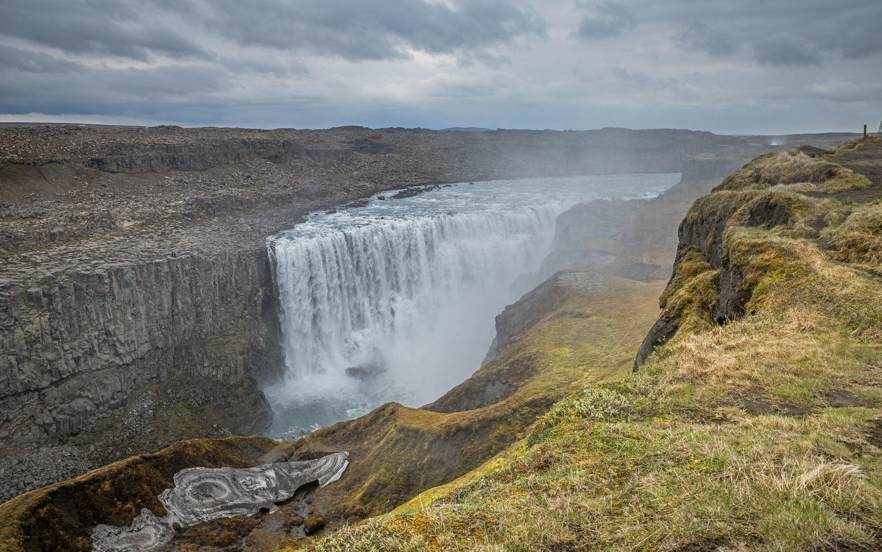 Dettifoss, stromaufwärts