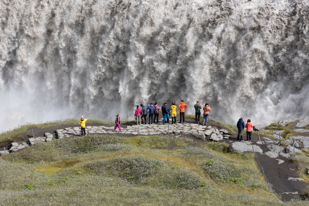 Dettifoss Wasserwand