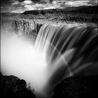 Dettifoss with Rainbow