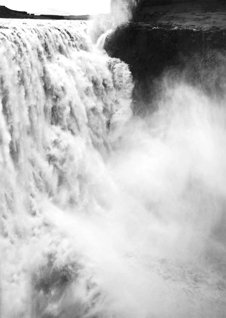 Dettifoss zur Gletscherschmelze