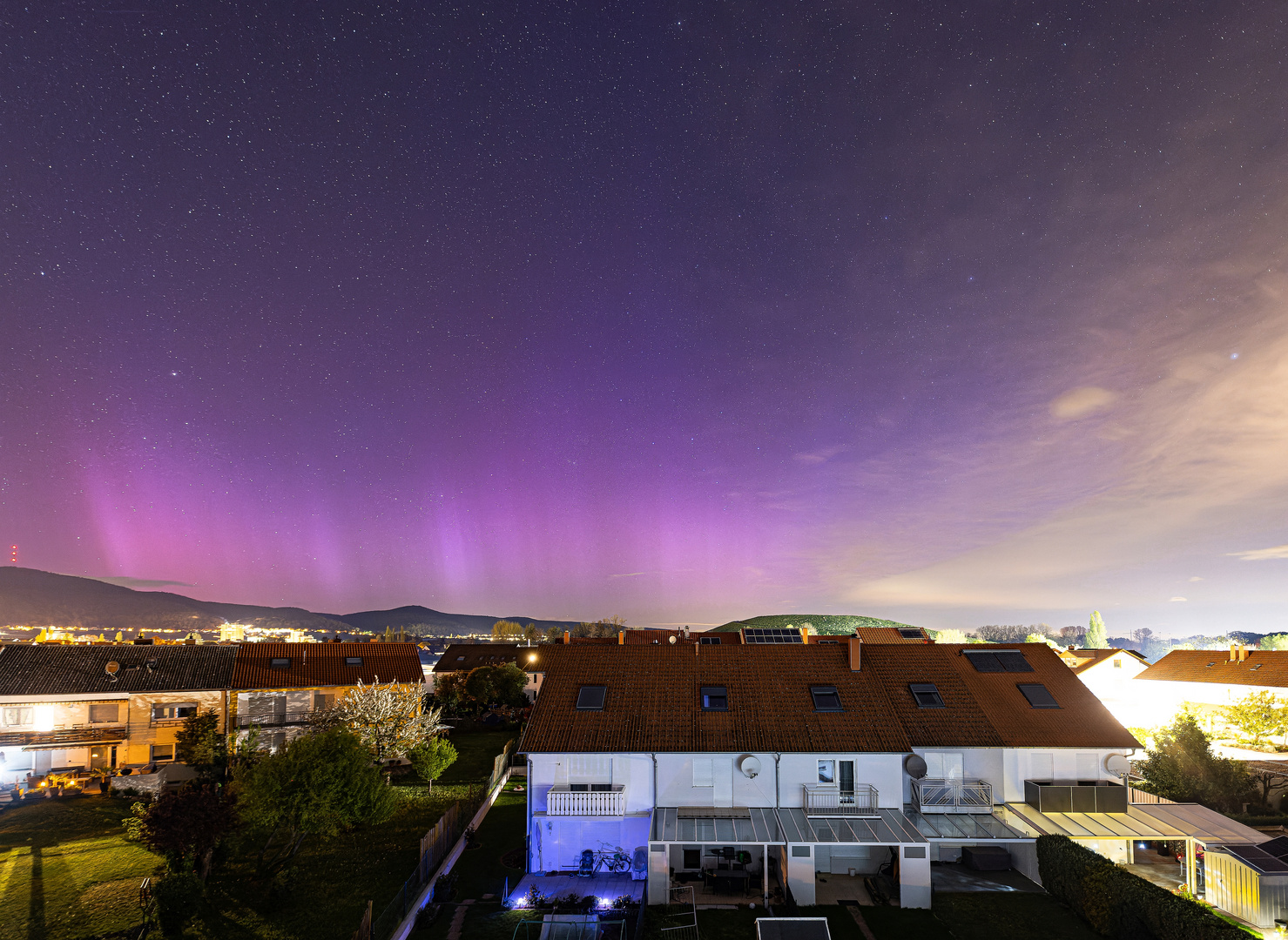 Deutliche Polarlichter in Deutschland heute Nacht .....