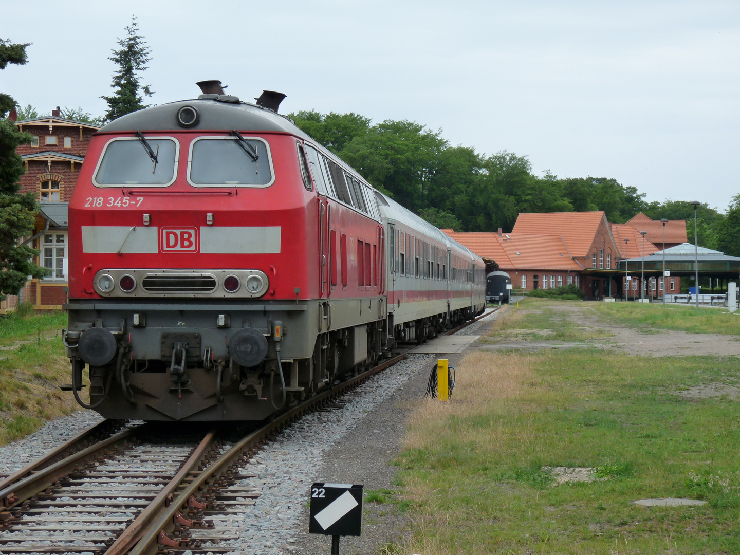 Deutsche Bahn Diesellok 218 345-7