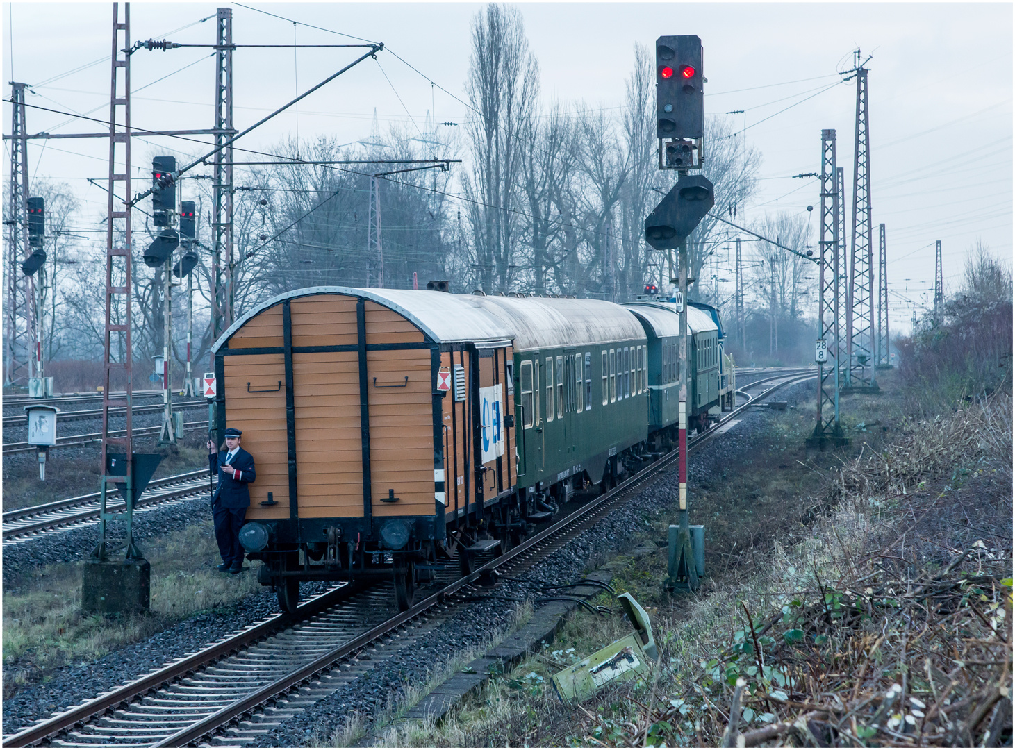 Deutsche Bundesbahn Ober Rangier Inspektor? Foto