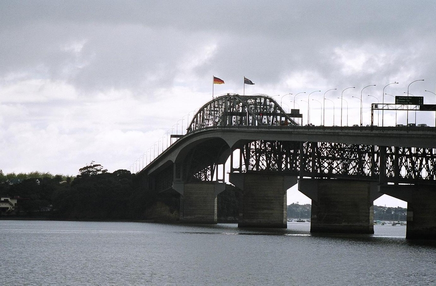 Deutsche Fahne auf der Harbour Bridge