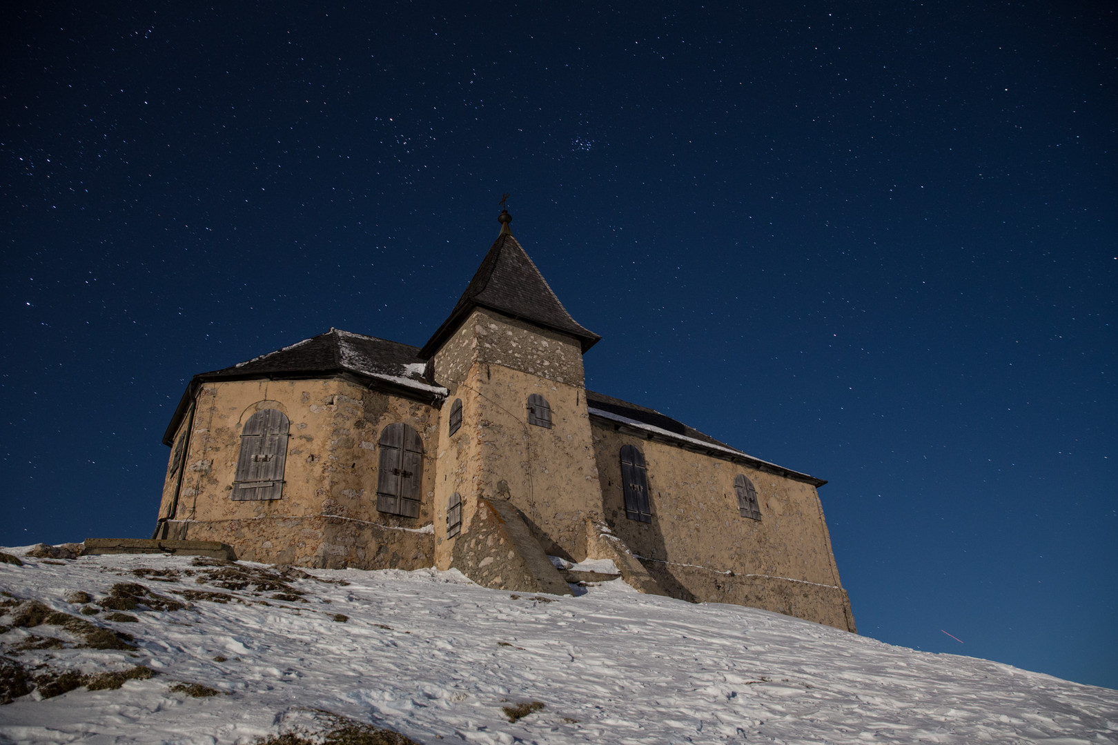 Deutsche Kapelle in 2159m Höhe