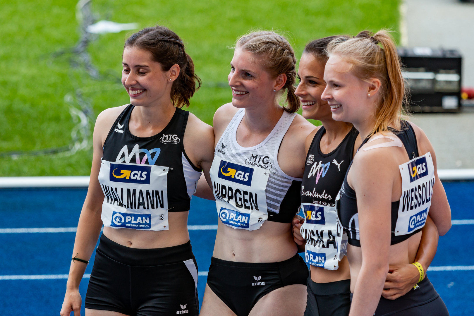 Deutscher Meister 4x100 m Staffel - MTG Mannheim 1