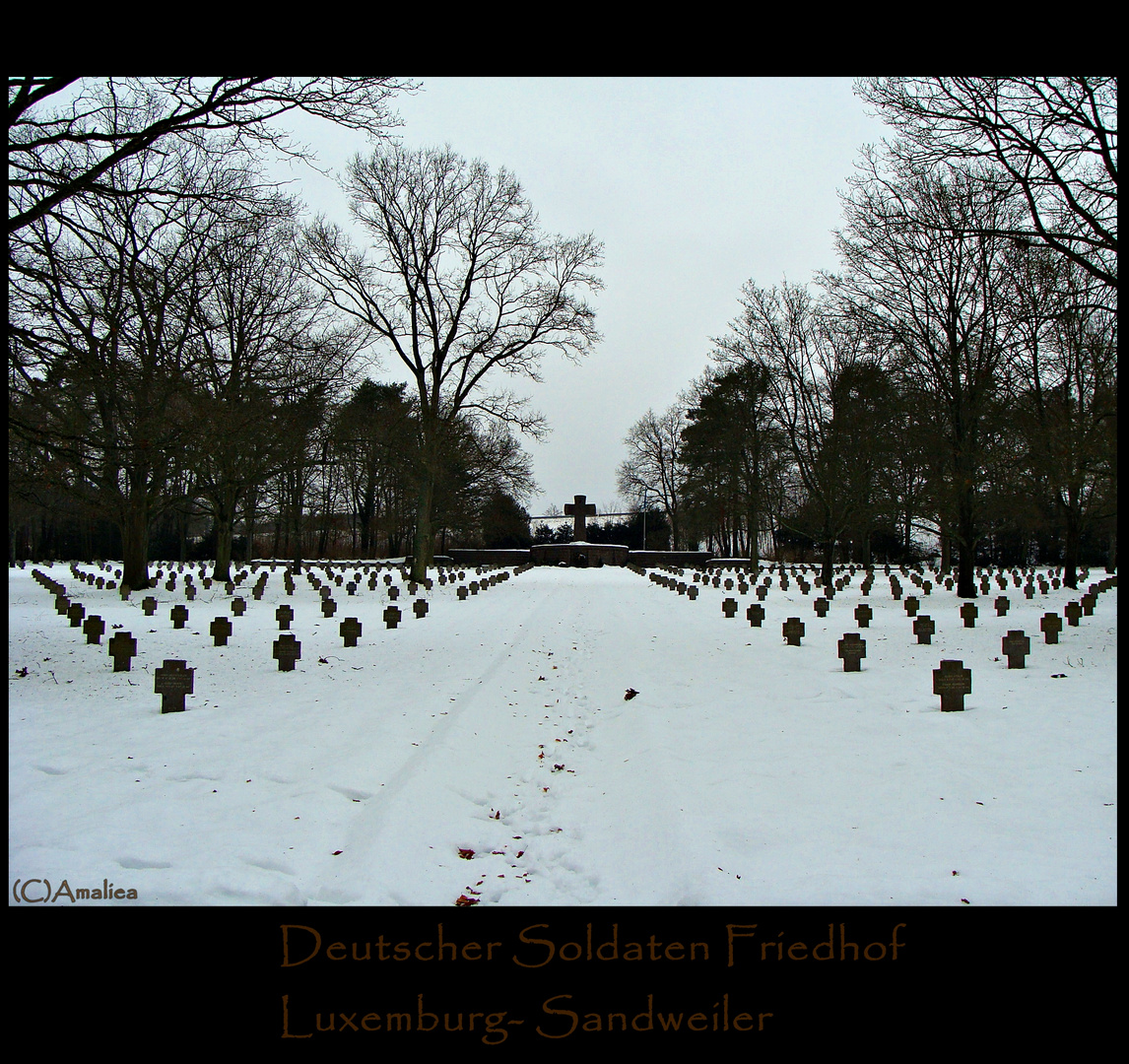 Deutscher Soldaten Friedhof Luxenburg/Sandweiler