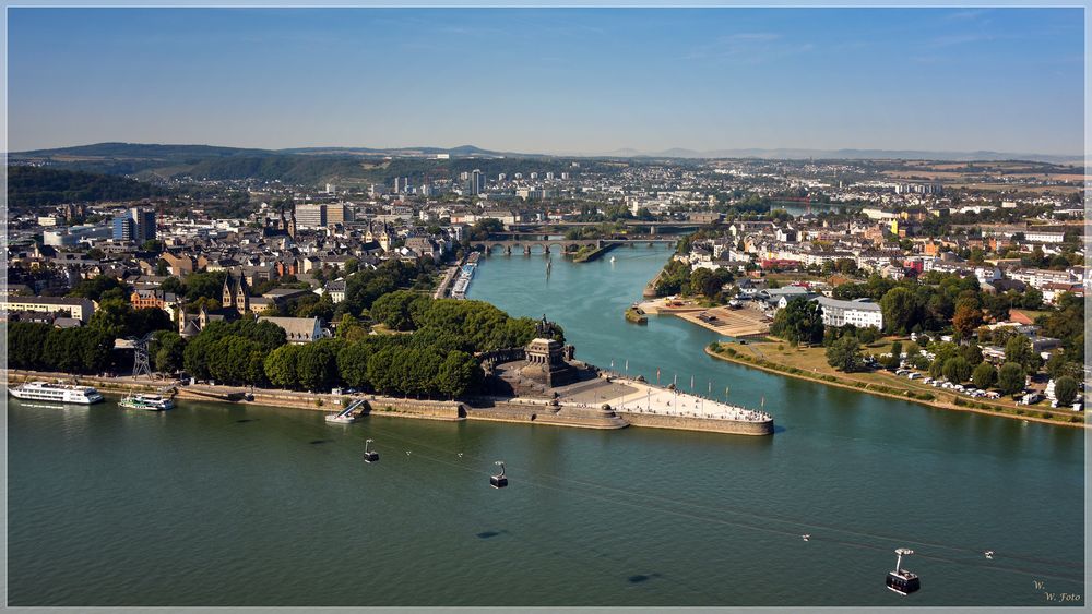 Deutsches Eck Foto & Bild rhein, mosel, koblenz Bilder auf