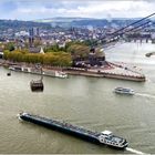 Deutsches Eck im Regen