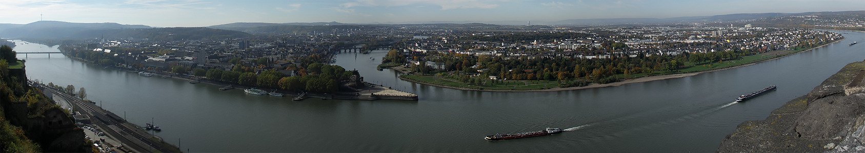 Deutsches Eck in Koblenz