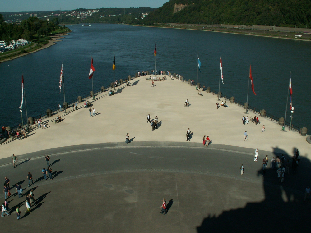 Deutsches Eck in Koblenz