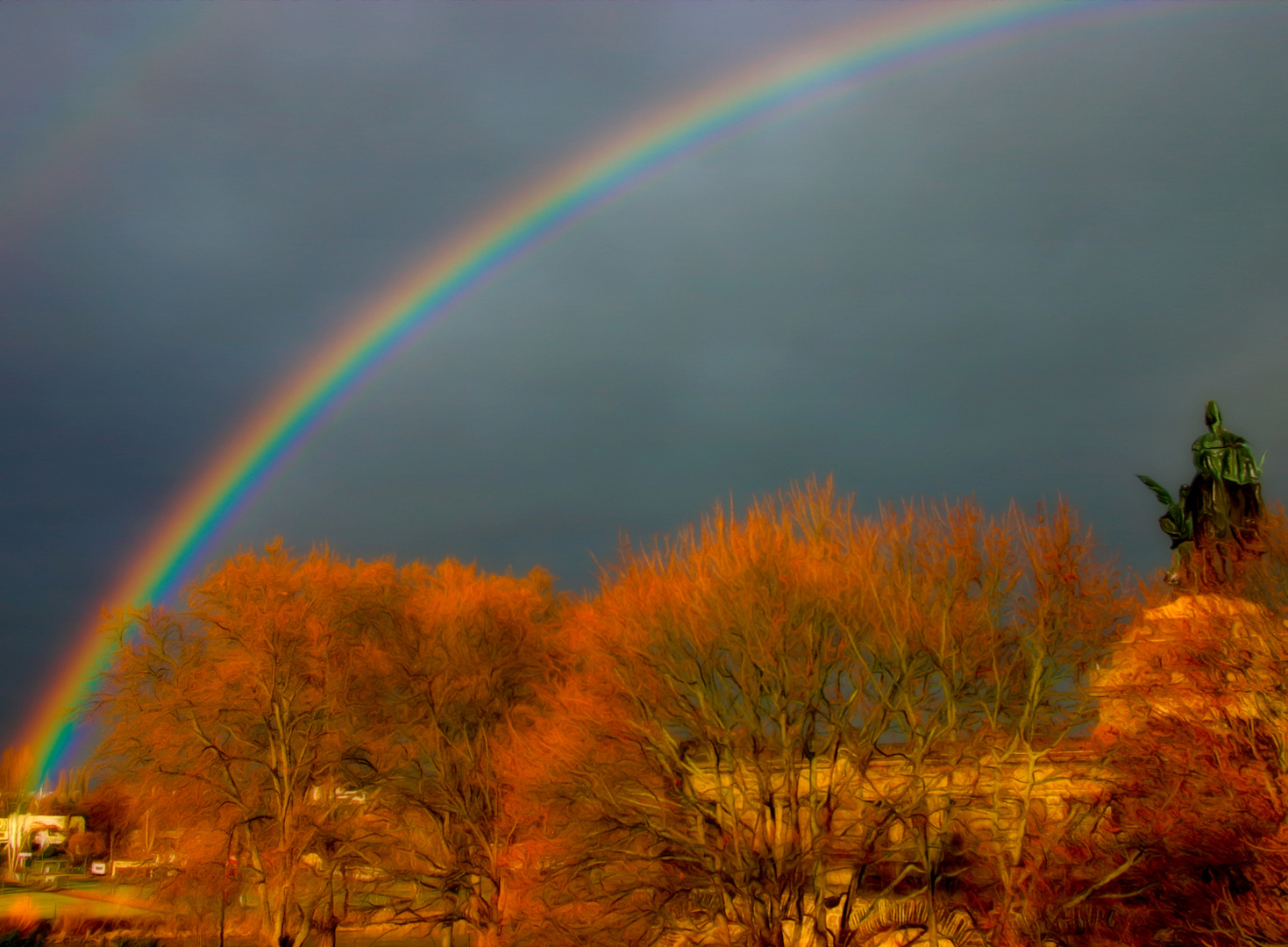 deutsches eck unterm regenbogen