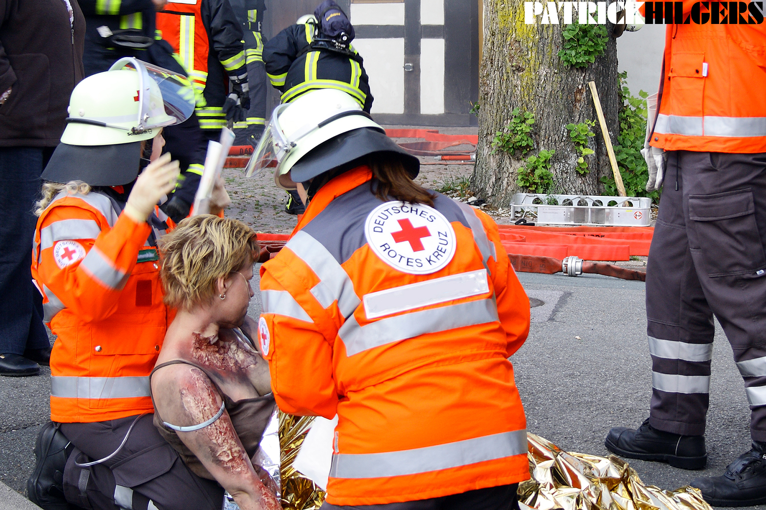 Deutsches Rotes Kreuz im Einsatz Foto & Bild reportage dokumentation