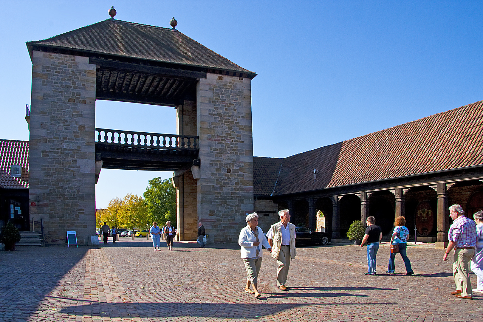 Deutsches Weintor in Schweigen Foto & Bild architektur, stadtlandschaft, deutsche weinstraße Deutsches Weintor in Schweigen Foto & Bild architektur, stadtlandschaft, deutsche weinstraße