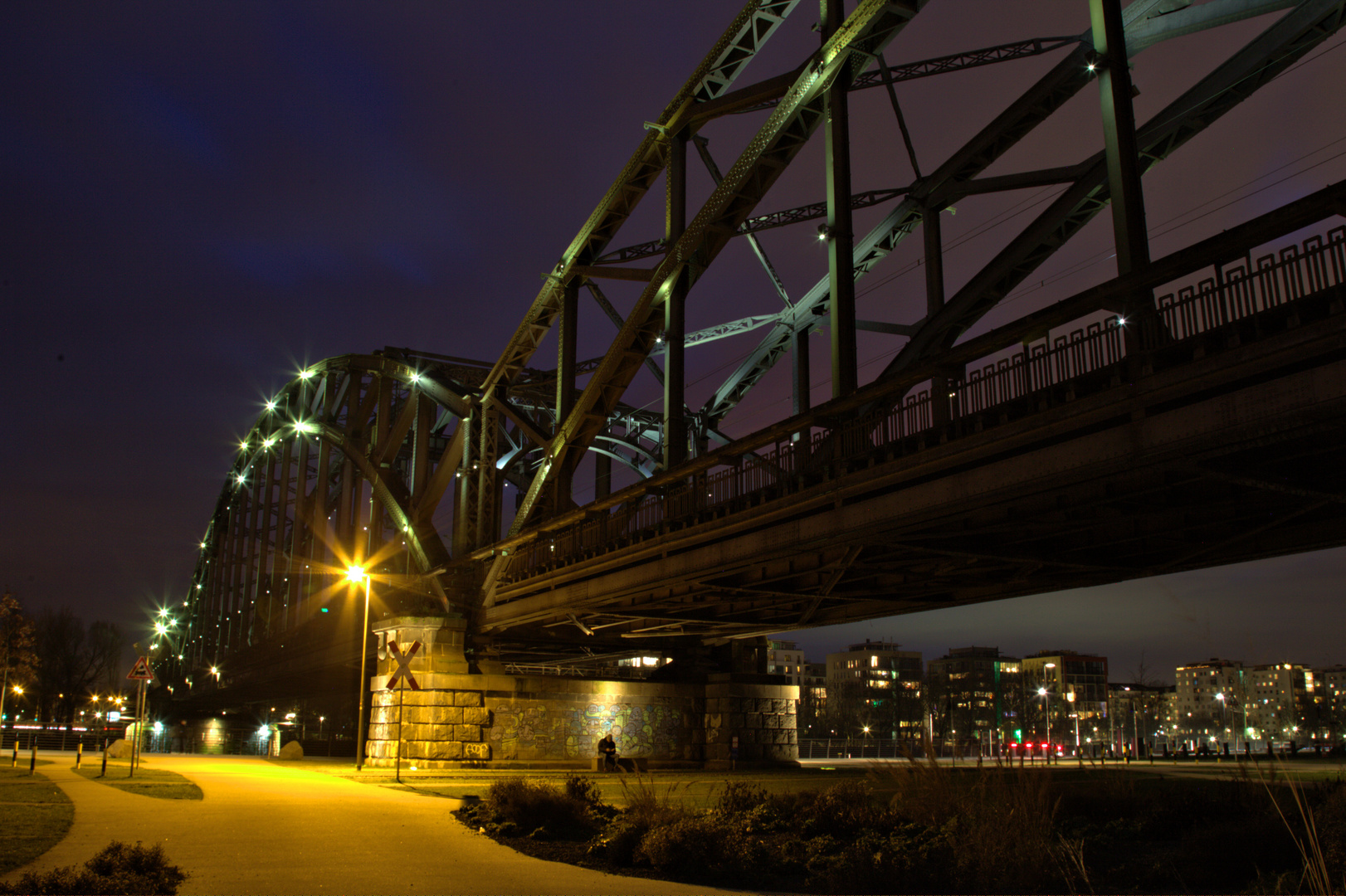 Deutschherrnbrücke an der EZB