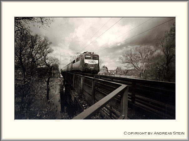 Deutschland 1994 - Bonn Troisdorf - Train - Tour (B & W)