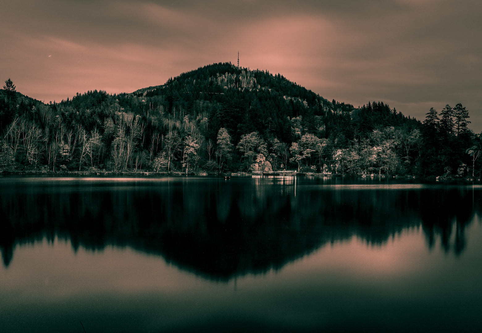 Deutschland, Bergsee bei Bad Säckingen