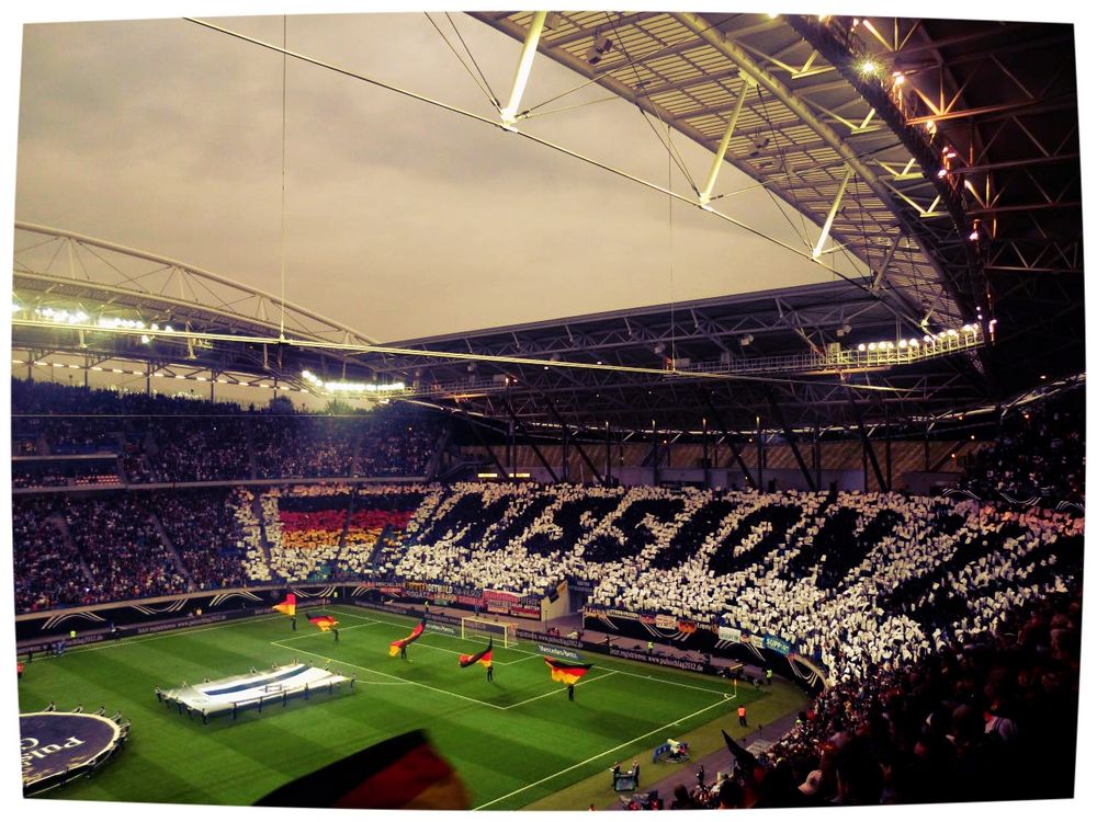 Deutschland gegen Israel in der Leipziger RedBull-Arena