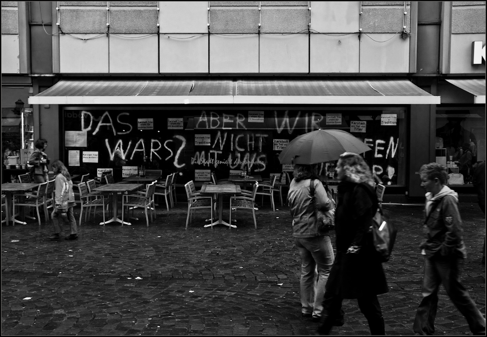 Deutschland im Regen