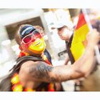 - Deutschlandf zeigt Flagge -