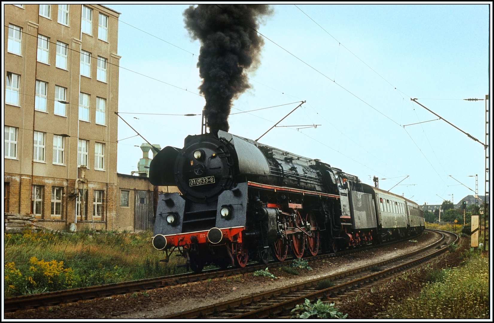 Deutschlandfahrt 01 Gedanken zur 01 1533 (01 0533 Foto) Leipzig