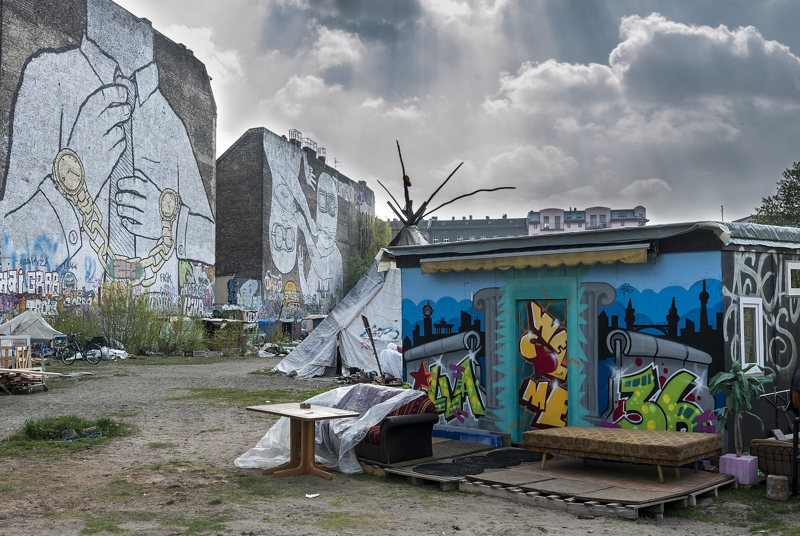 "Deutschlands erste Favela" titelt der "Stern"