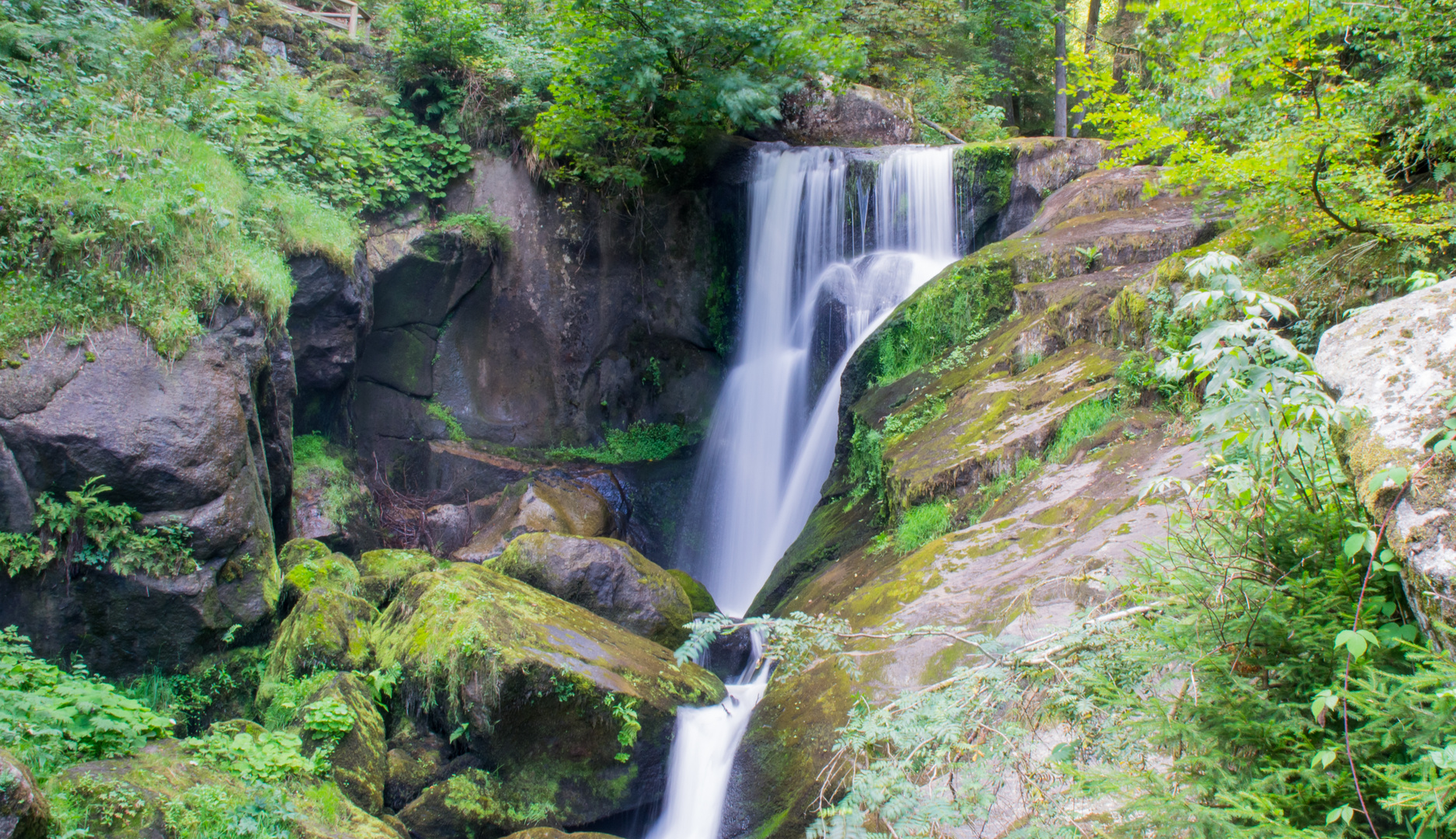 Deutschlands höchste Wasserfälle in Triberg