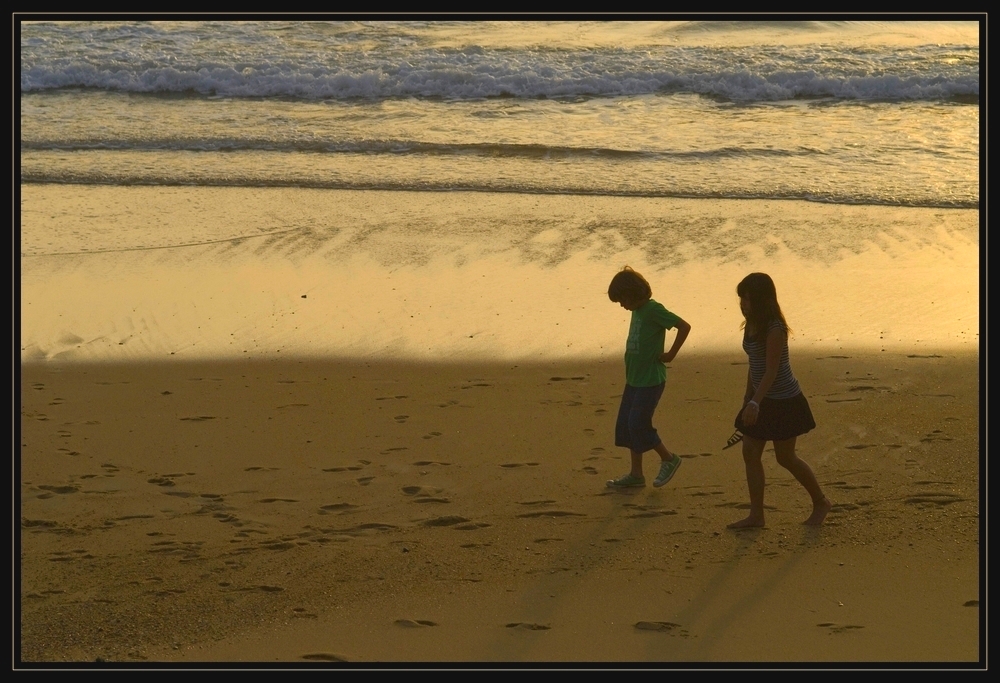 Deux enfants au soleil........