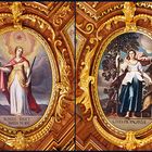 Deux tableaux du plafond de la Salle Dorée à l’Hôtel de Ville de Augsbourg