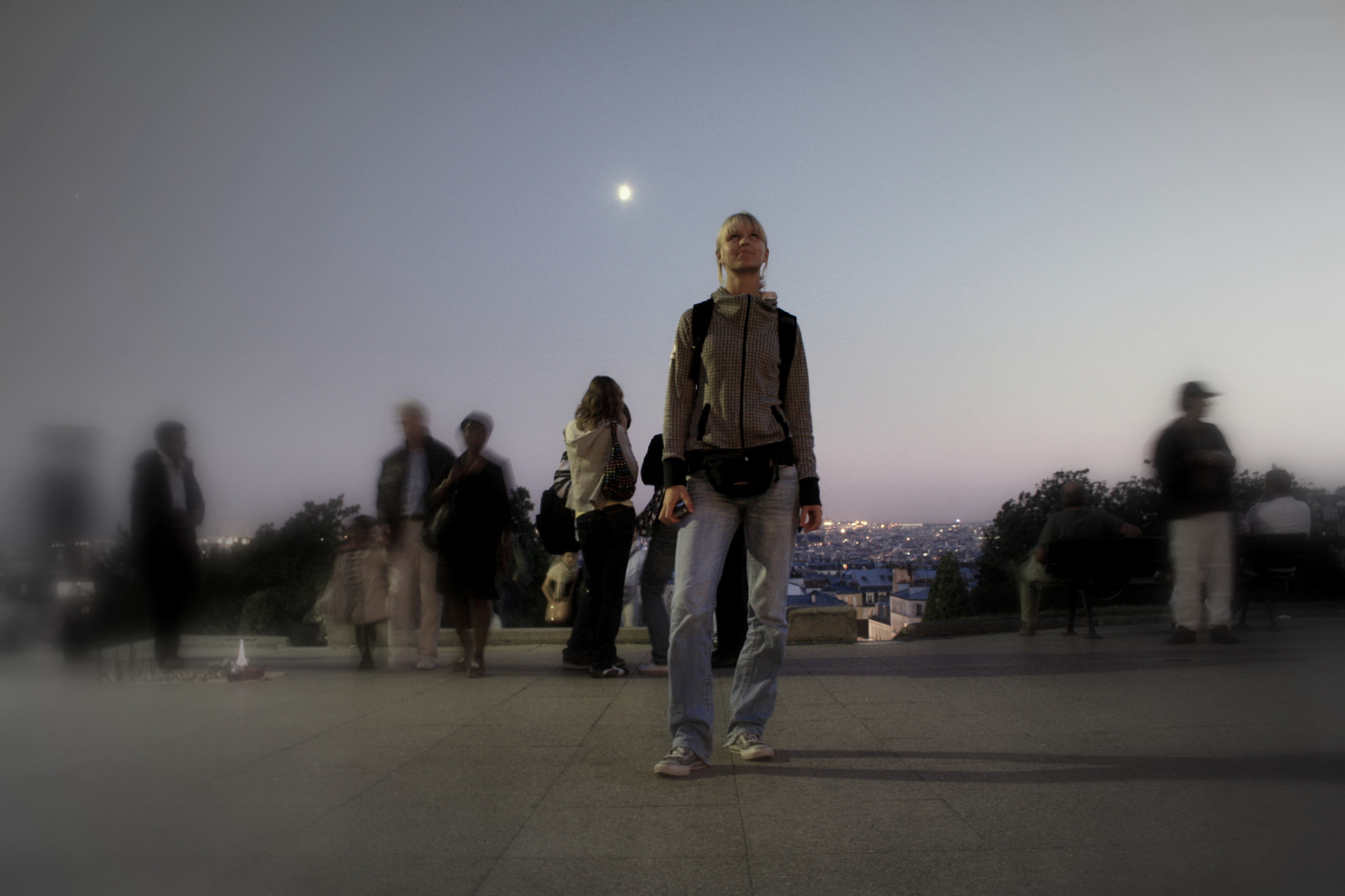 Devant le Sacré Coeur (Paris)