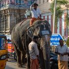 Devant l'entrée de Srirangam