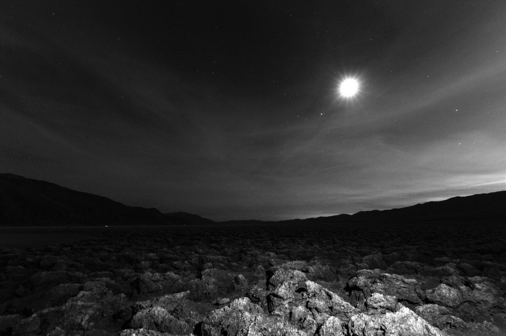 Devil's Golf Course by Night