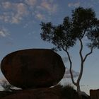 Devils Marbles bei Sonnenuntergang