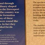 Devils Marbles, info screen 1A