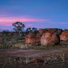 Devil's Marbles zur blauen Stunde