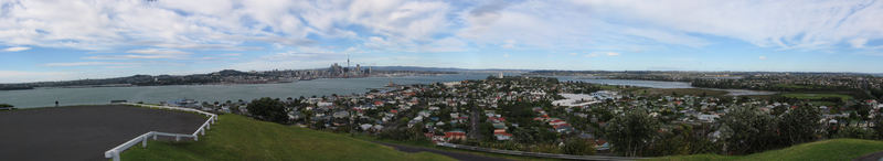 Devonports Blick auf Auckland-City