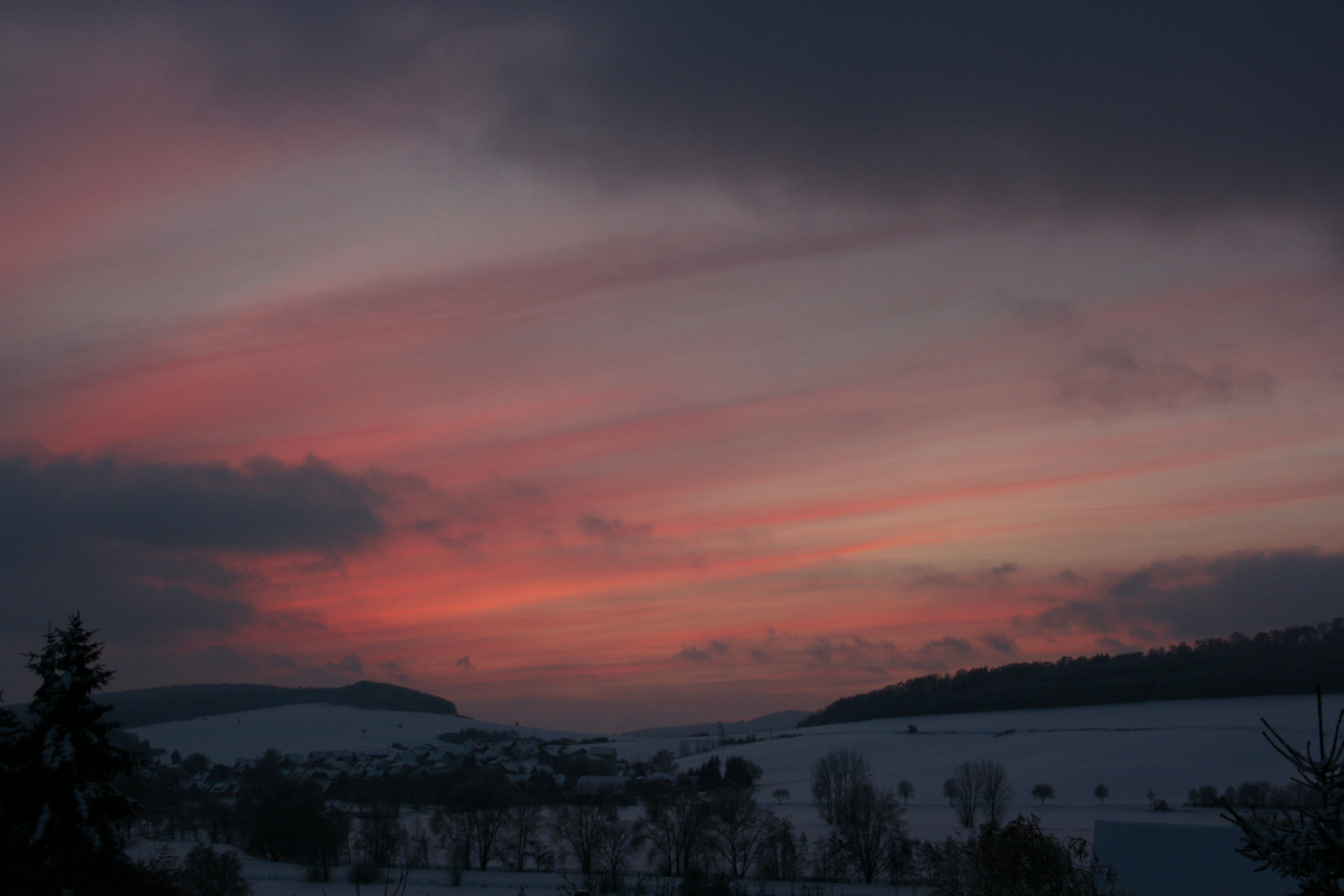 Dezember Abendrot...