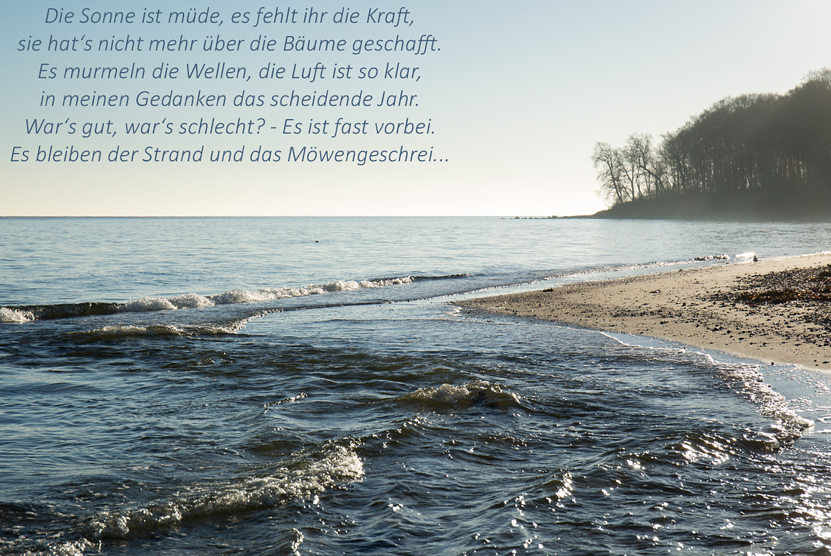 Dezember am Strand