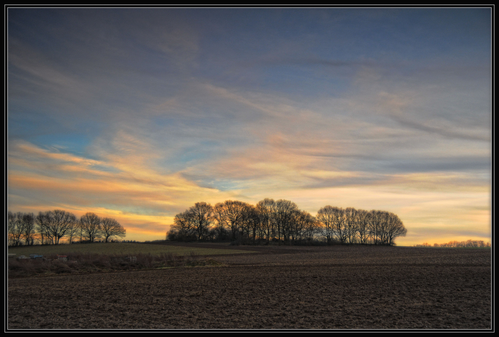 Dezember-Himmel