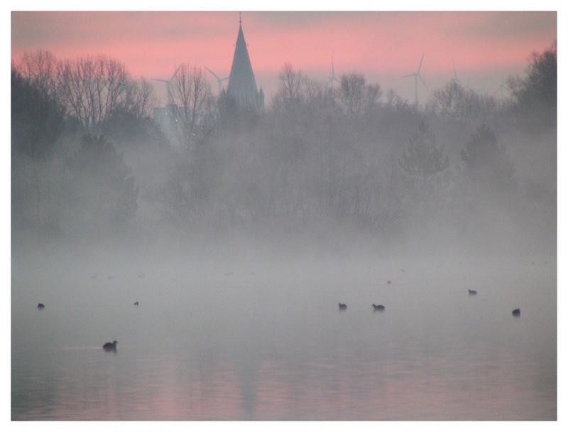 Dezember Morgen am Padersee