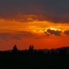 Dezember -Sonne im Bergischen 16:05 Uhr