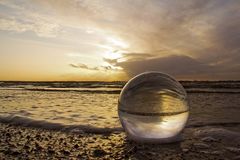 Dezemberabend am Strand