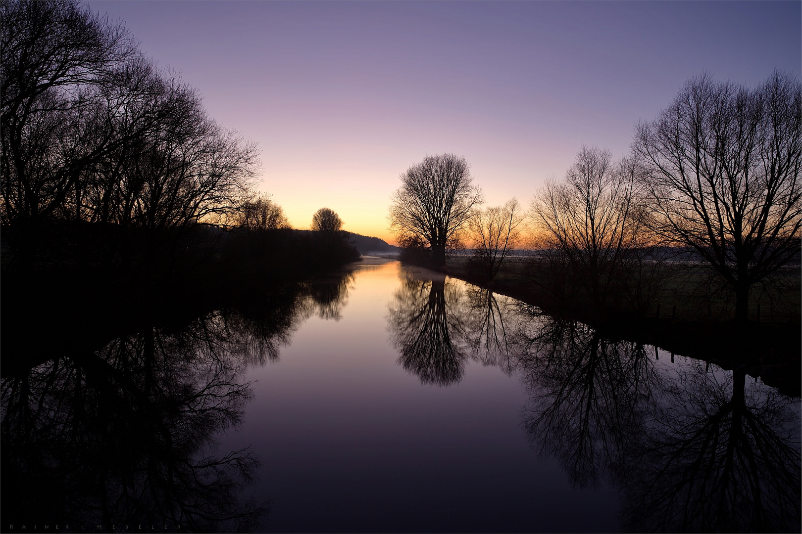 Dezemberabend an der Ruhr