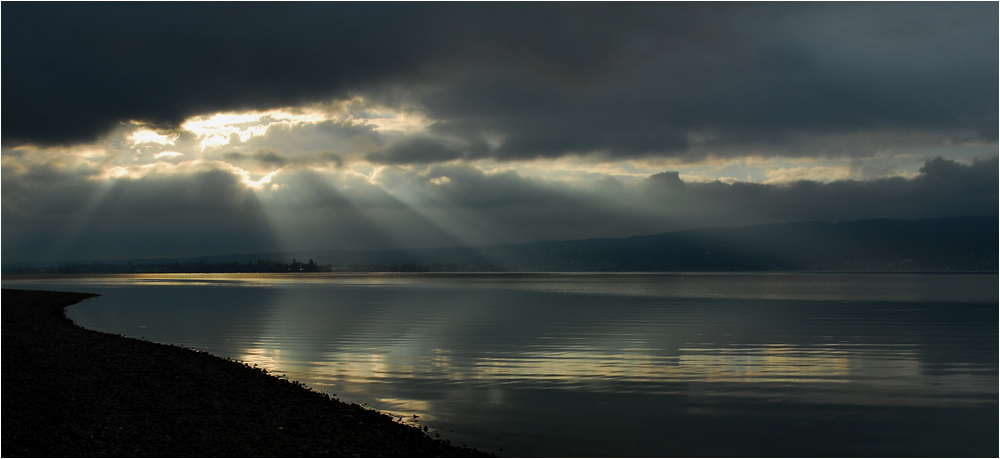 Dezemberhimmel über der Reichenau