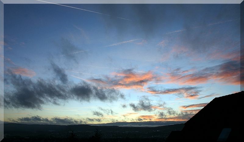 Dezemberhimmel über Idstein