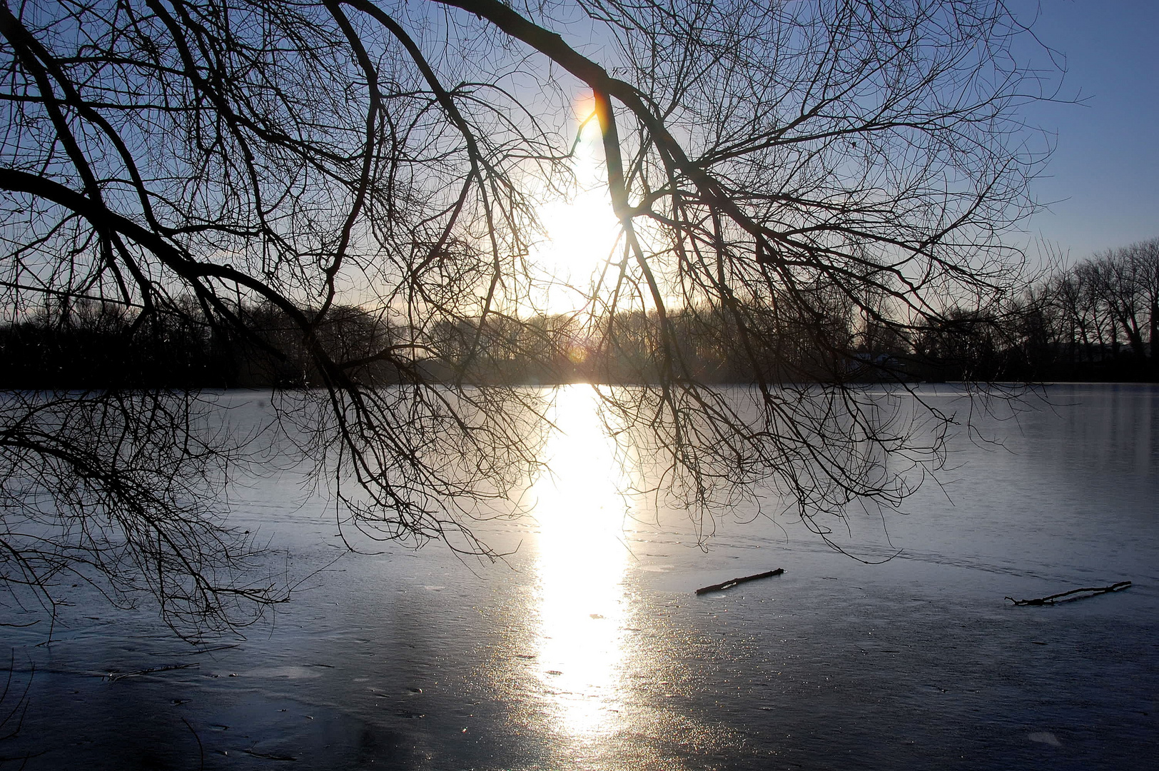 Dezembermorgen am See