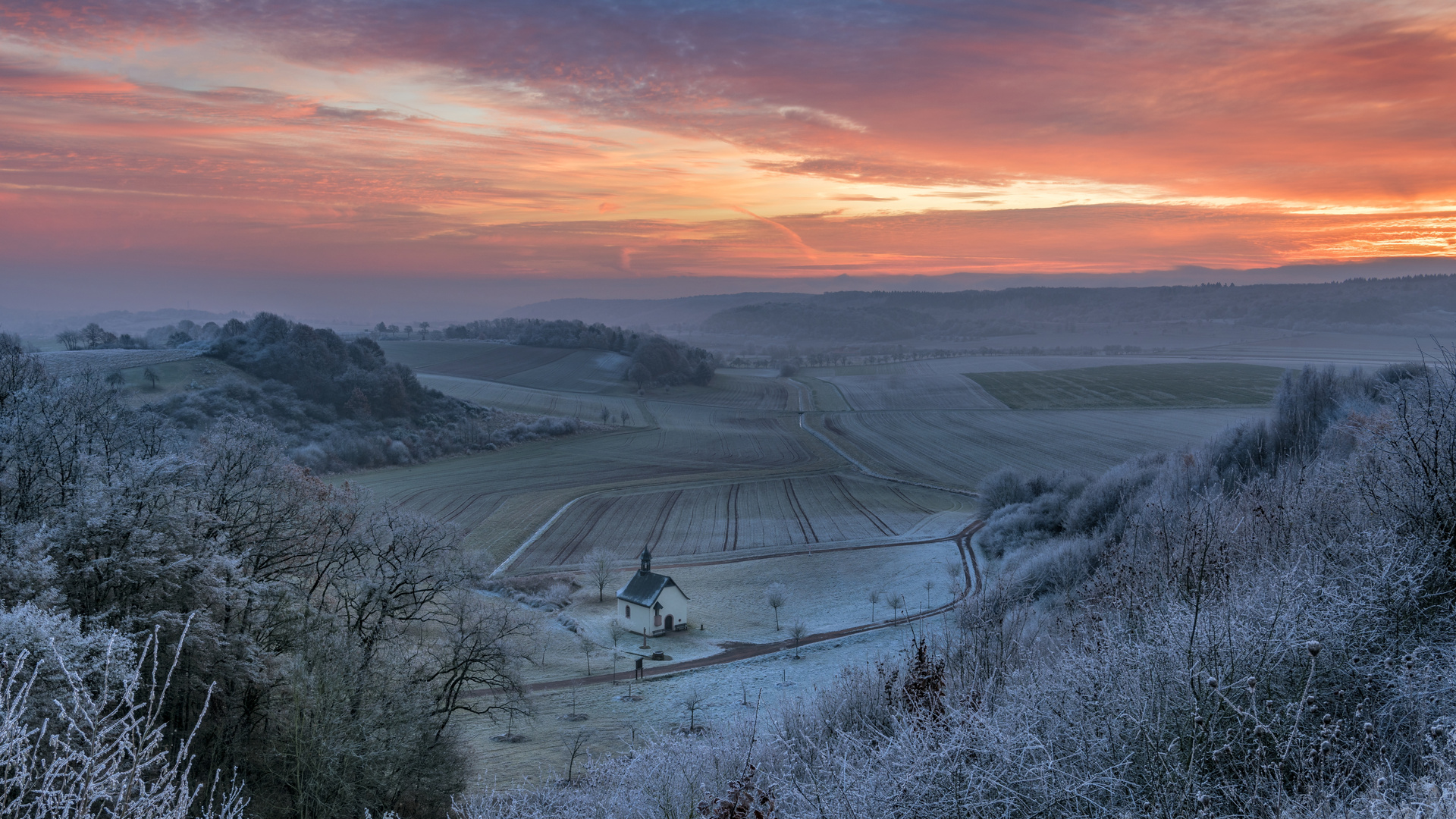 *Dezembermorgen an der Fintenkapelle*