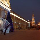 Dezembermorgen auf Nevsky Prospekt